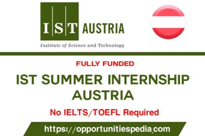 IST Summer Internship 2025 in Austria (Fully Funded)