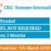 CRG Summer Internship in Barcelona Spain 2020 (Fully Funded) Internship in Spain