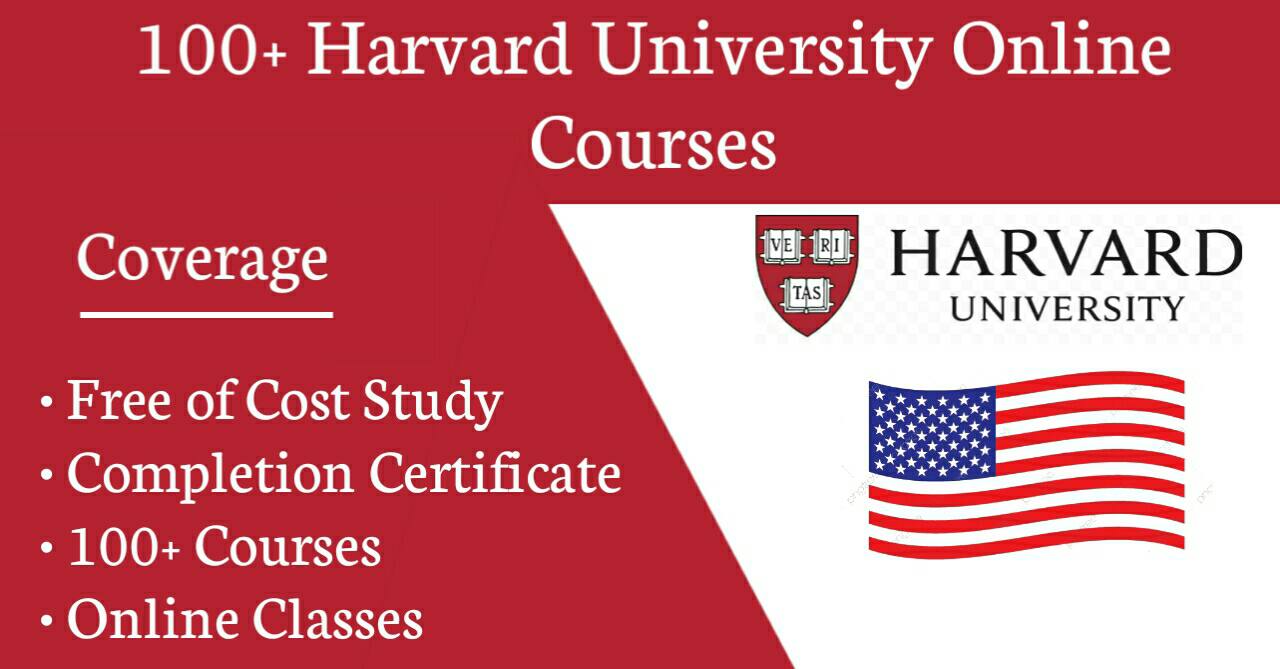 Harvard University Online Courses with Free Certificates