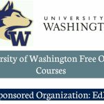 University of Washington Free Online Courses (Get Verified Certificate)