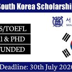 Seoul National University International Scholarship 2021 (Fully Funded)