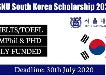 Seoul National University International Scholarship 2021 (Fully Funded)