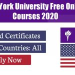 New York University Free Online Courses 2020 |Verified Certificates From USA University