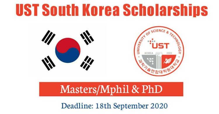UST South Korea Scholarships 2021 at University of South Korea| Fully Funded