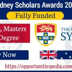 Sydney Scholars Awards 2021 - Fully Funded in Australia