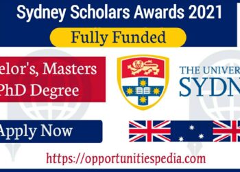 Sydney Scholars Awards 2021 - Fully Funded in Australia