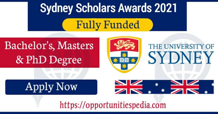 Sydney Scholars Awards 2021 - Fully Funded in Australia