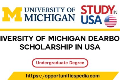 University of Michigan Dearborn Undergraduate Scholarships in USA 2025