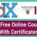 2500+ Free Online Courses - Apply for Edx Courses with Certificates