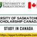University of Saskatchewan Excellence Scholarship 2025 in Canada