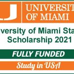 University of Miami Stamps Undergraduate Scholarship 2021 in USA - Fully Funded