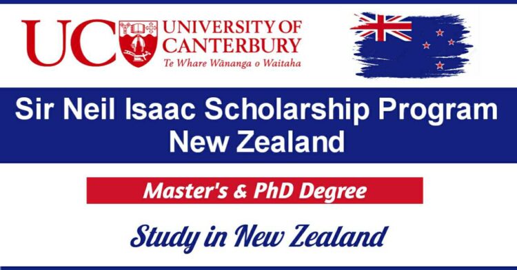 Sir Neil Isaac Scholarship 2021 at University of Canterbury - Study in New Zealand