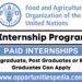 FAO Internship Programme 2026 | Paid Internships