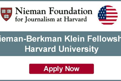 Harvard University Nieman Berkman Klein Journalism Fellowship 2021 in USA
