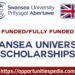 Swansea University International Scholarships 2025 (Study in UK)