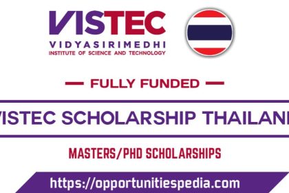VISTEC Scholarships 2026 in Thailand (Fully Funded)
