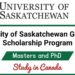 University of Saskatchewan Graduate Scholarships Program 2022 (Study in Canada)