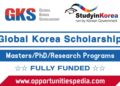Global Korea Scholarships 2024 (Fully Funded)