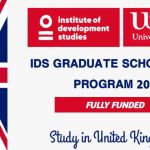 IDS Graduate Scholarship Program 2021 in the United Kingdom | Fully Funded