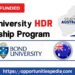 Bond University HDR Scholarships in Australia 2025 (Fully Funded)