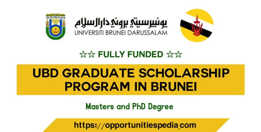 UBD Graduate Scholarship 2026 in Brunei (Fully Funded)