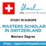 UNIL Masters Scholarship 2026 | Study in Switzerland