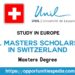 UNIL Masters Scholarship 2026 | Study in Switzerland