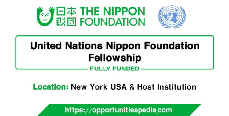 United Nations Nippon Foundation Fellowship 2026 (Fully Funded)