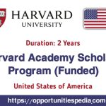 Harvard Academy Scholars Program 2026 in the USA (Funded)