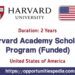 Harvard Academy Scholars Program 2026 in the USA (Funded)
