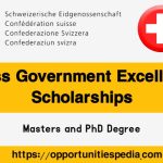 Swiss Government Excellence Scholarships 2026-2027
