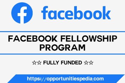 Facebook Fellowship Program in the USA 2023 (Fully Funded)
