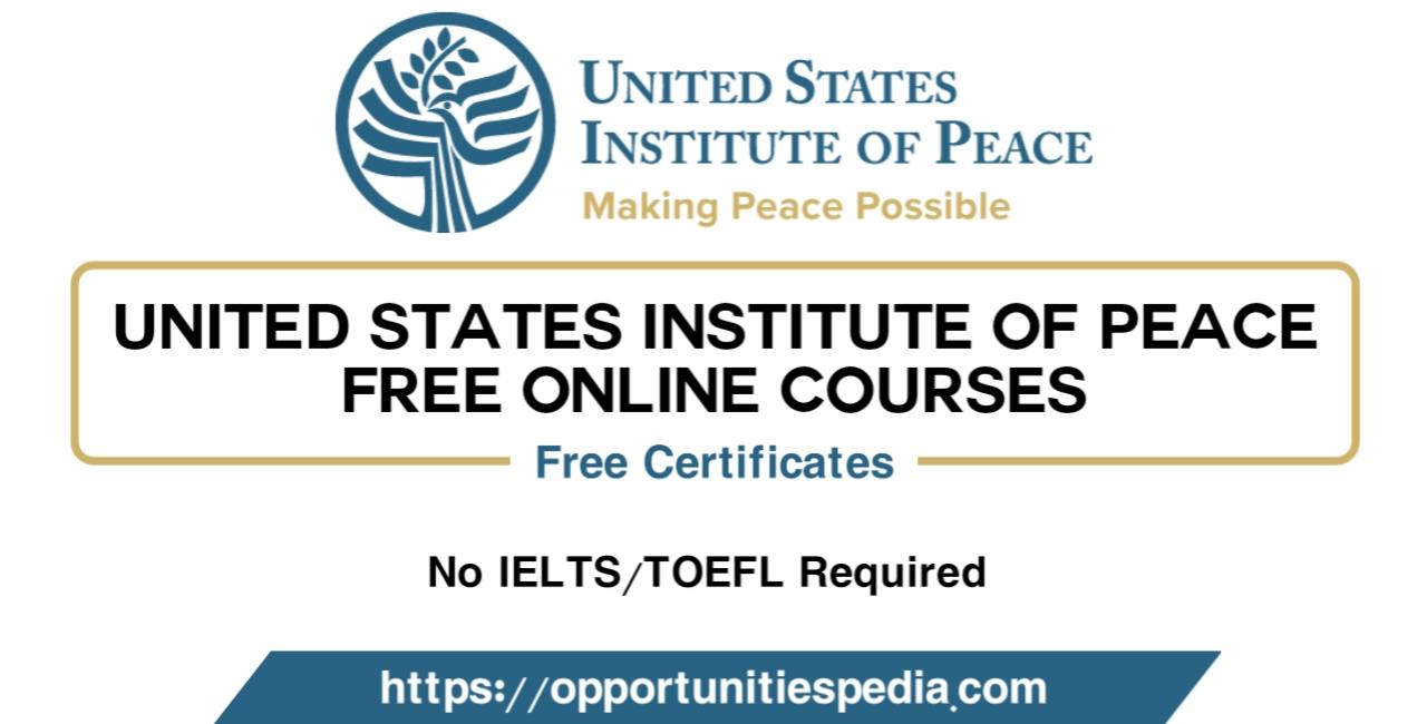 United States Institute of Peace Free Online Courses 2022-23