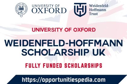 Weidenfeld Hoffmann Scholarships 2026 in the UK (Fully Funded)
