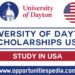University Of Dayton International Merit Scholarships 2024-2025 (Study in USA)