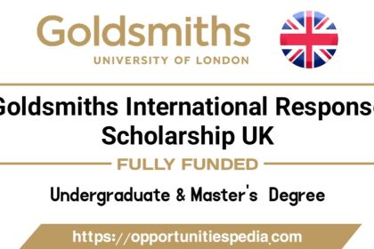 Goldsmiths International Scholarships 2025 in UK (Fully Funded)