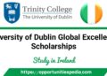 University of Dublin Global International Scholarships 2023 in Ireland