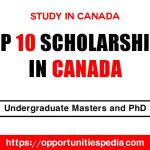 Top 10 Scholarships in Canada (Study in Canada)