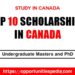 Top 10 Scholarships in Canada (Study in Canada)