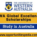 University of Western Australia Global Excellence Scholarship 2025
