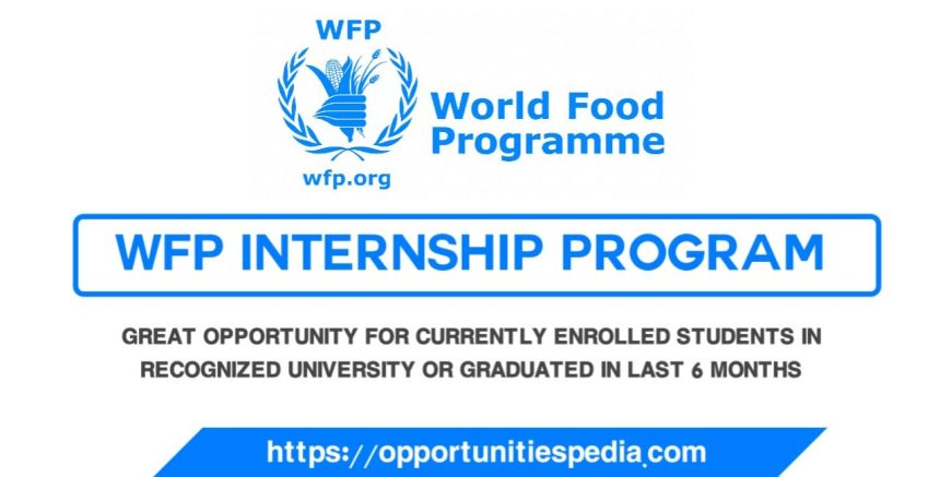 WFP Internship Program 2025 | World Food Programme Internships