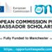 European Commission Peace Ambassador Scholarship by One Young World 2022
