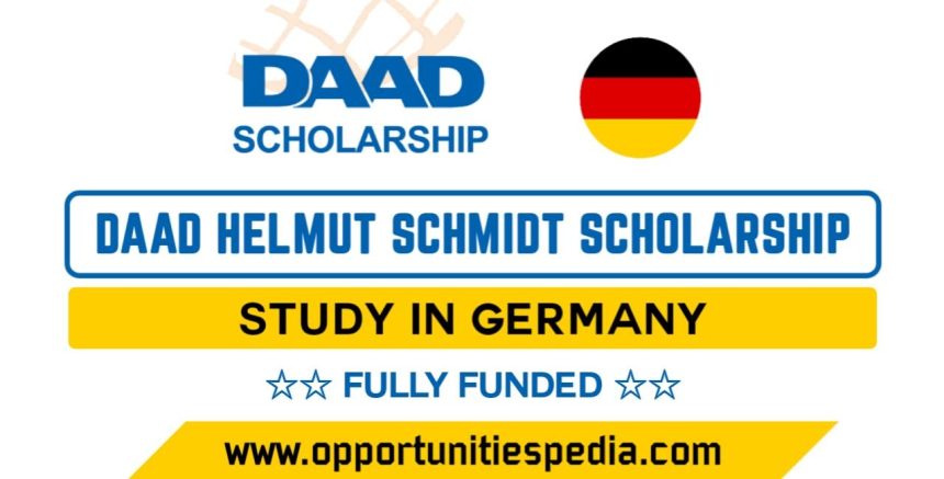 DAAD Helmut Schmidt Scholarships in Germany 2026 (Fully Funded)