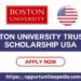 Boston University Trustee Scholarship in the USA 2024