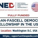Reagan-Fascell Democracy Fellowship 2026 in the USA (Fully Funded)