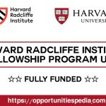 Harvard Radcliffe Institute Fellowship in USA 2026 (Fully Funded)