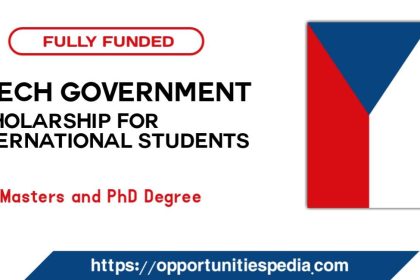 Czech Government Scholarship for Foreign Students 2026-27 (Fully Funded)