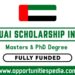 MBZUAI Scholarships in UAE 2026 (Fully Funded)