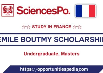 Emile Boutmy Scholarship 2025 in France (Study in France)