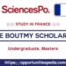 Emile Boutmy Scholarship 2026 in France (Study in France)